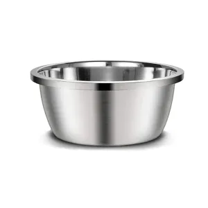 PetAffairs Smooth Edge Stable Bottom Stainless Steel Pet Bowls