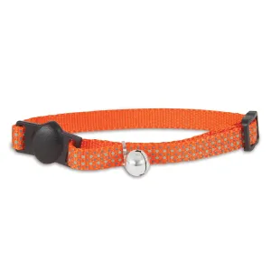 Petmate Orange Dots Glow in the Dark Cat Collar