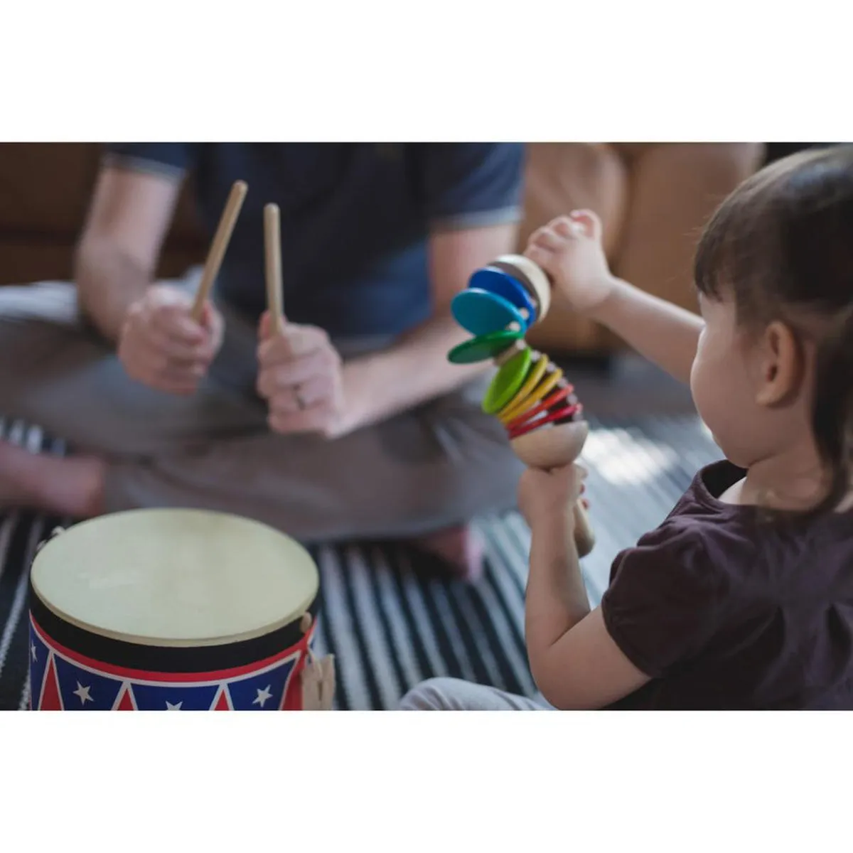 Plan Toys clatter instrument