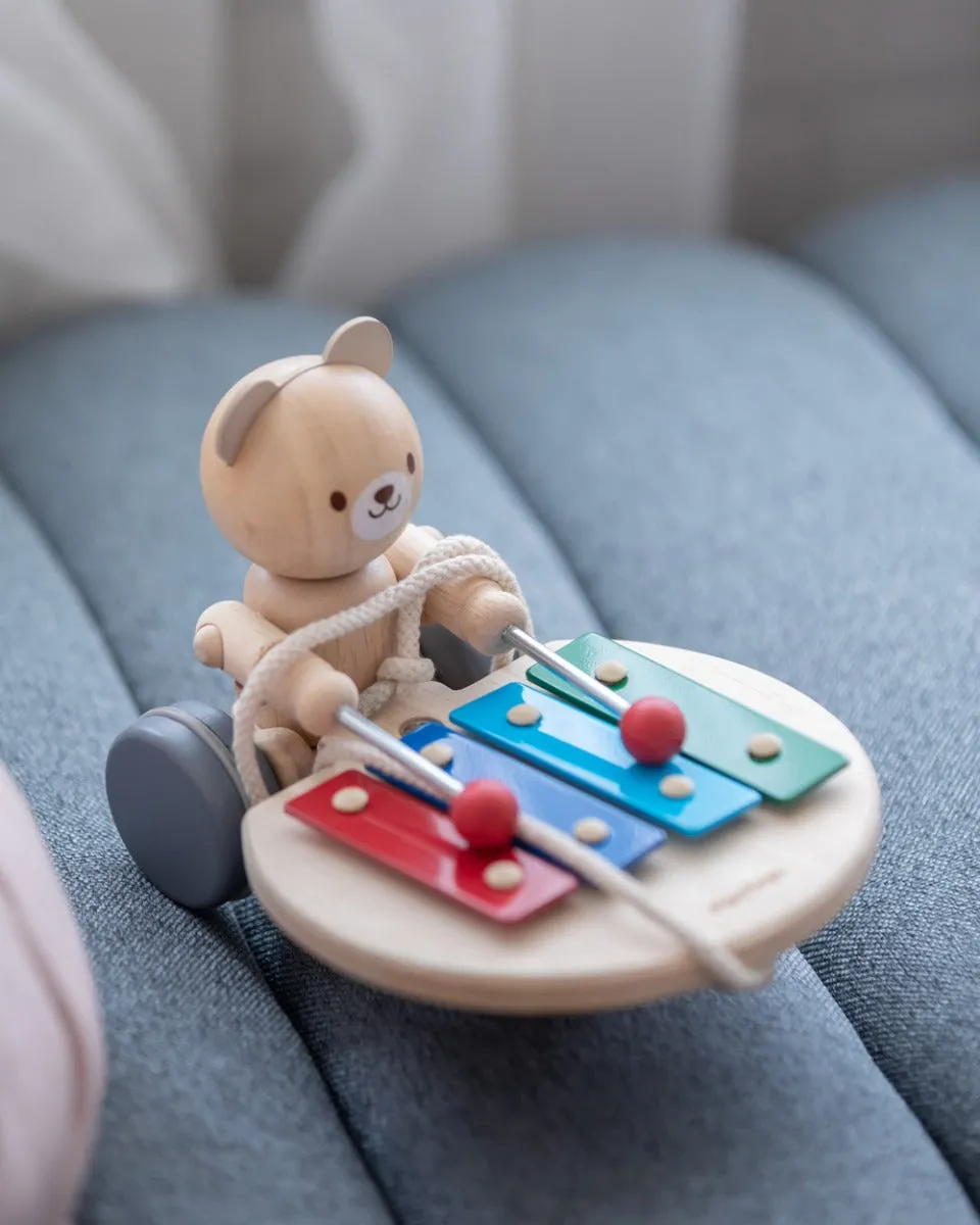 Plan Toys Pull-Along Musical Bear