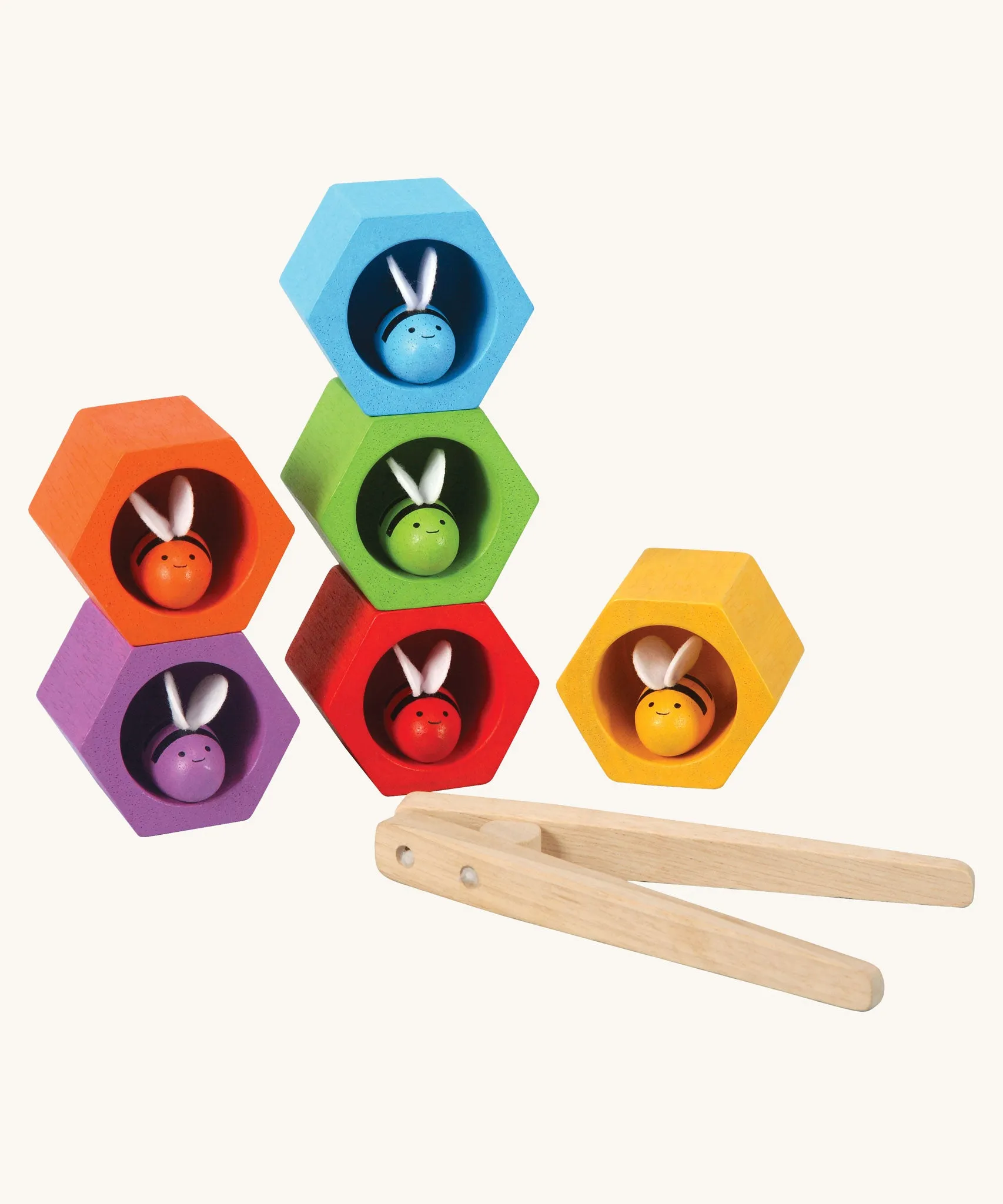 PlanToys Bee Hives Rainbow