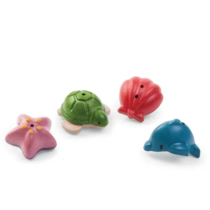 PlanToys - Sea Life Bath Set