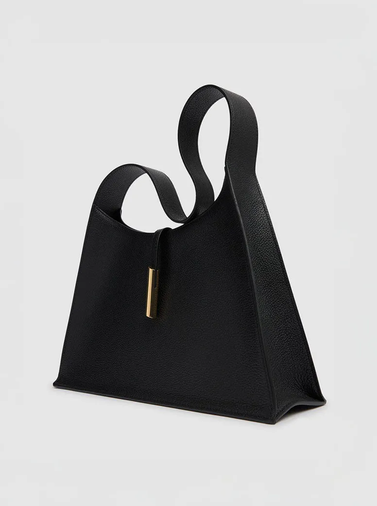 Pointy Shoulder Bag black