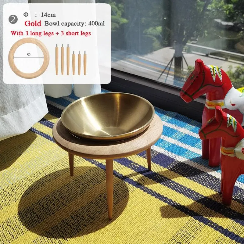 Purrfect Heights Stainless Steel Elevated Cat Bowl