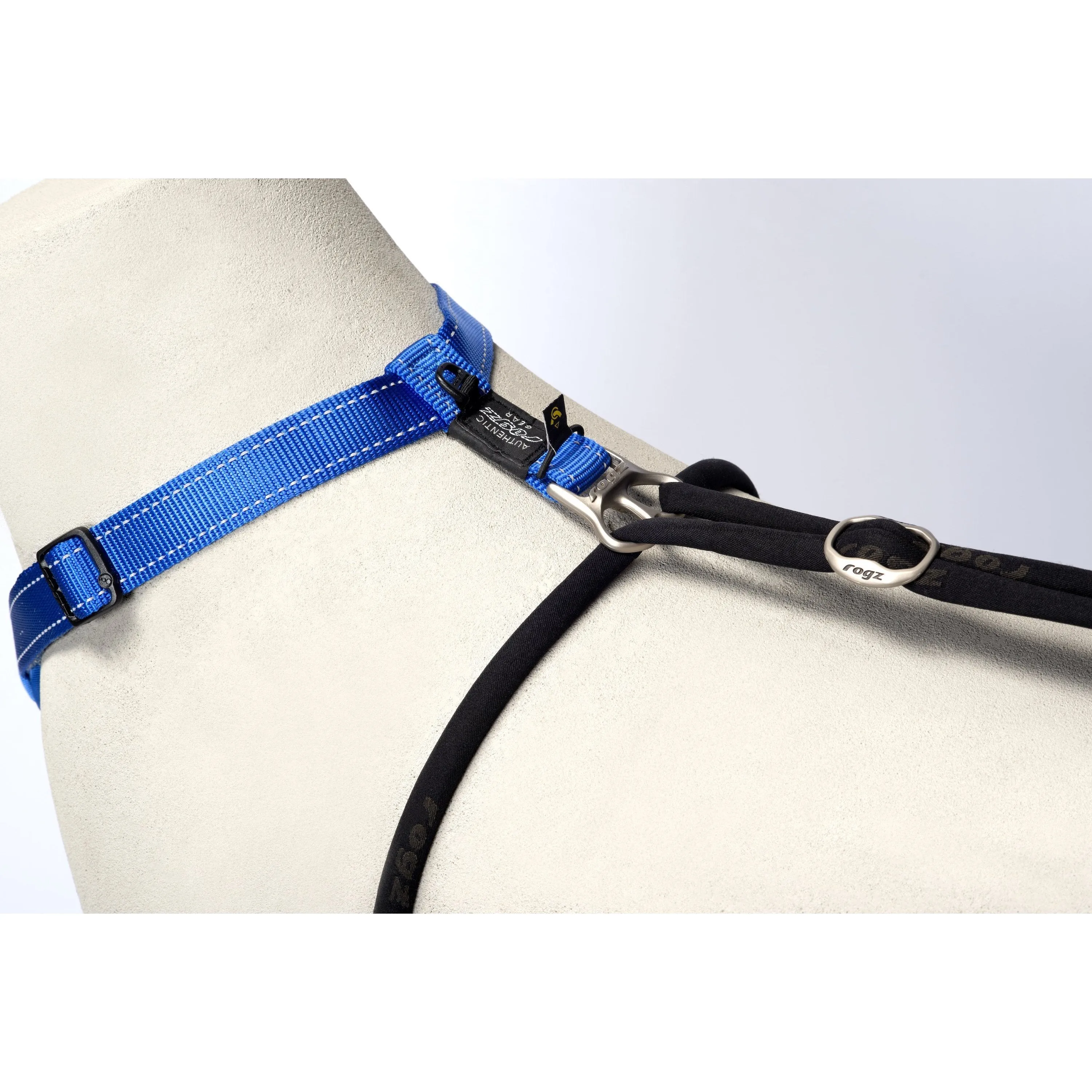 Rogz Control Stop Pull Dog Harness Blue Medium^^^