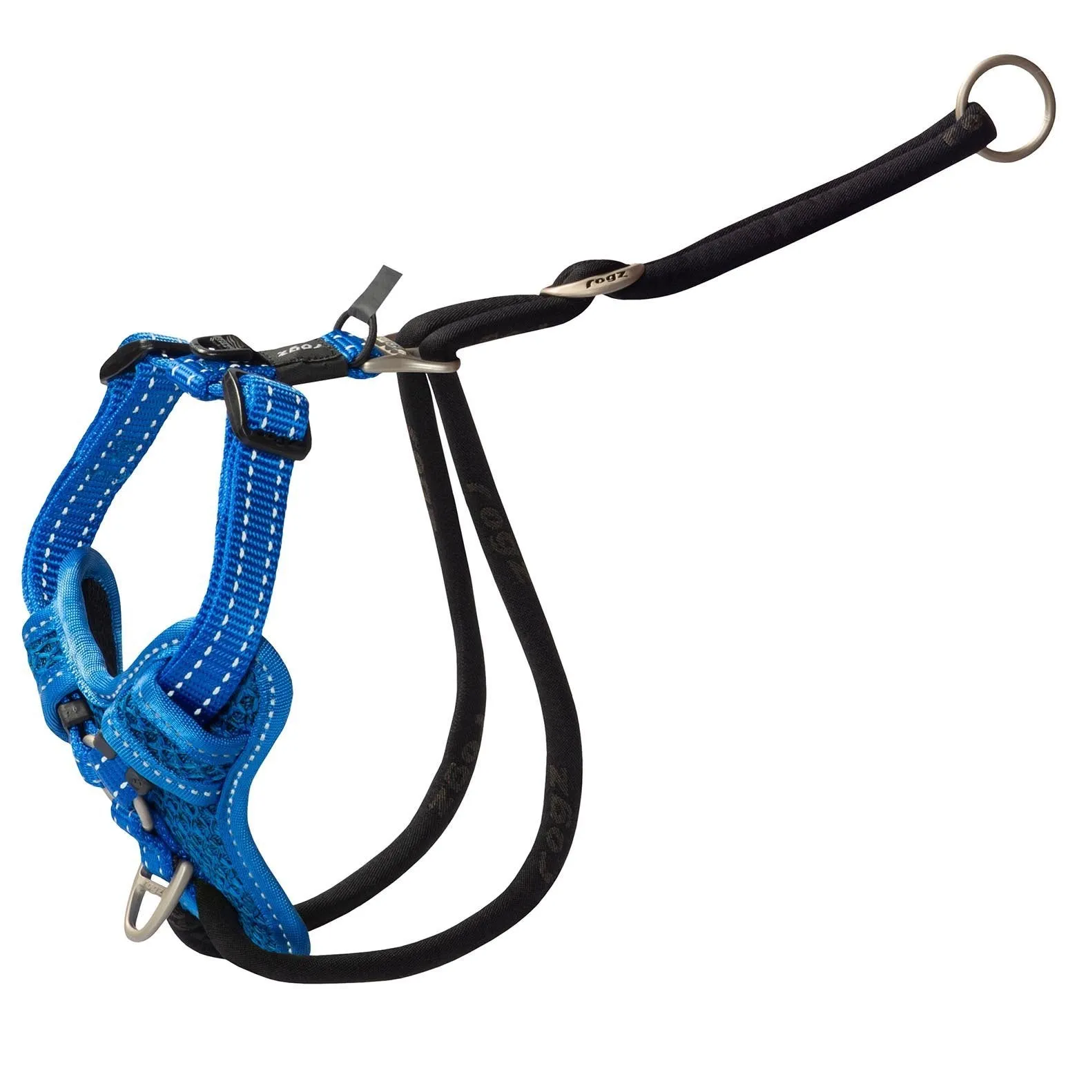 Rogz Control Stop Pull Dog Harness Blue Medium^^^