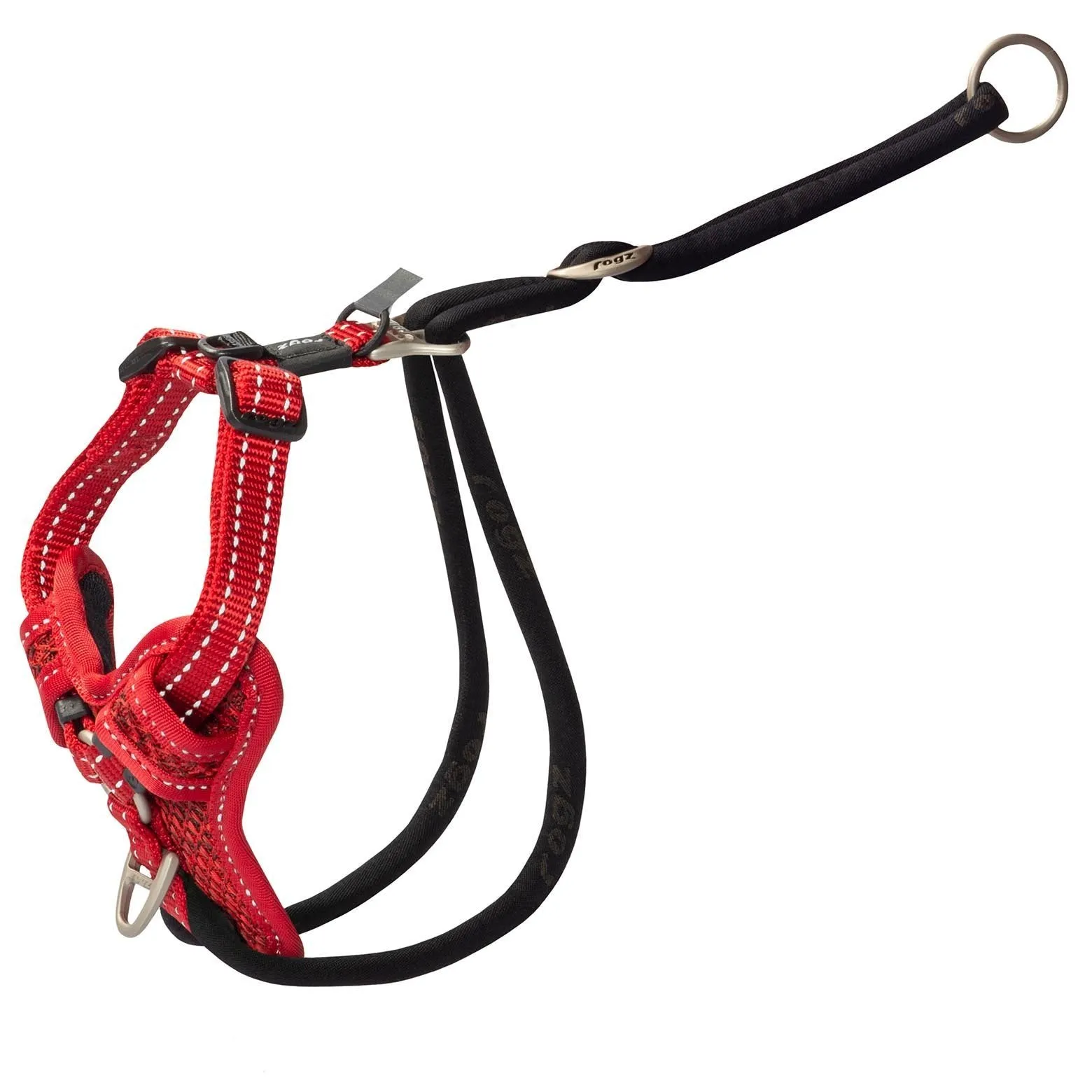 Rogz Control Stop Pull Dog Harness Red Medium^^^