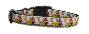 School Days Nylon Ribbon Dog Collars Medium