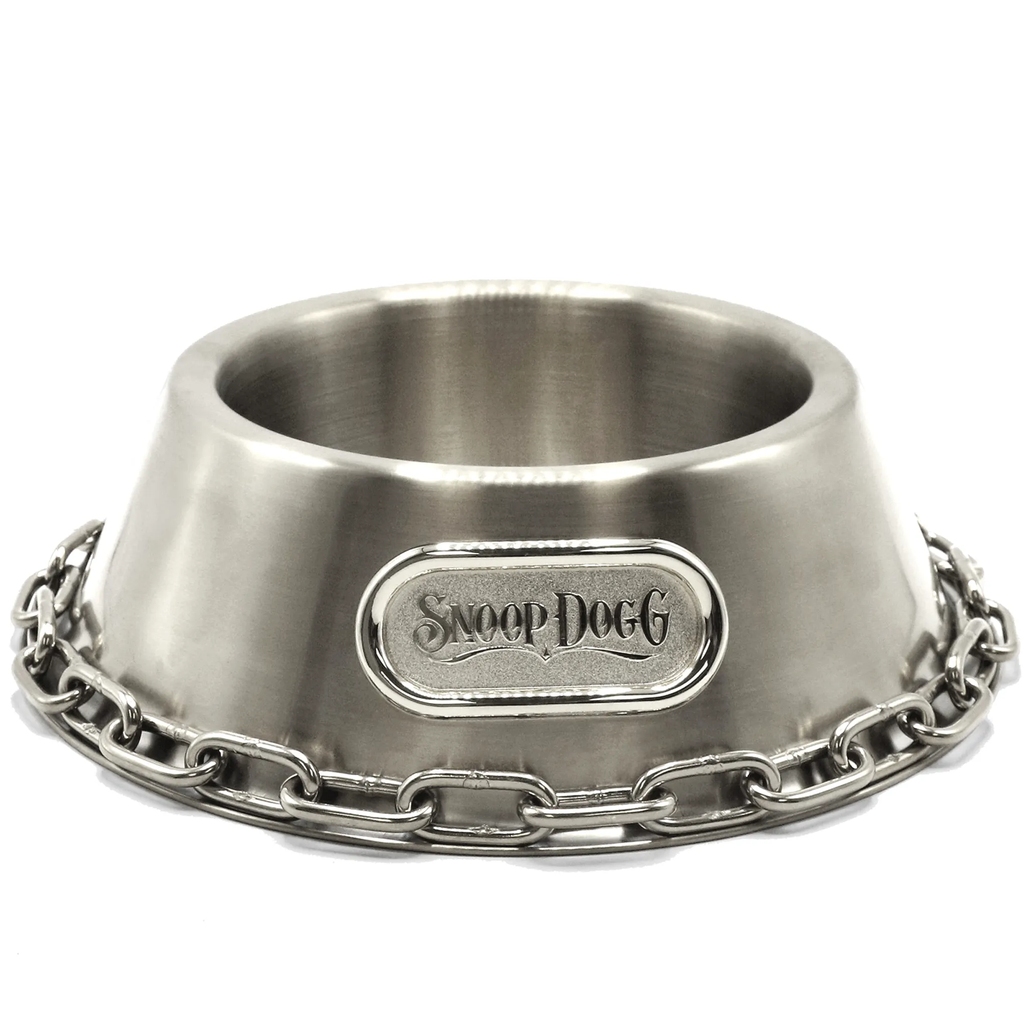 Snoop Doggie Doggs Off the Chain Dog Bowl - Silver