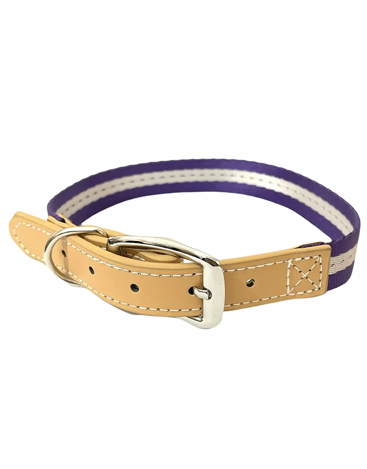 Soft Nylon Collar with Strip Pattern for Dogs & Kitten (Color May Vary)