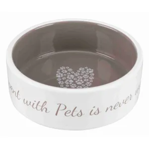 Trixie | Pet's Home | Ceramic Dog Bowl - Beige