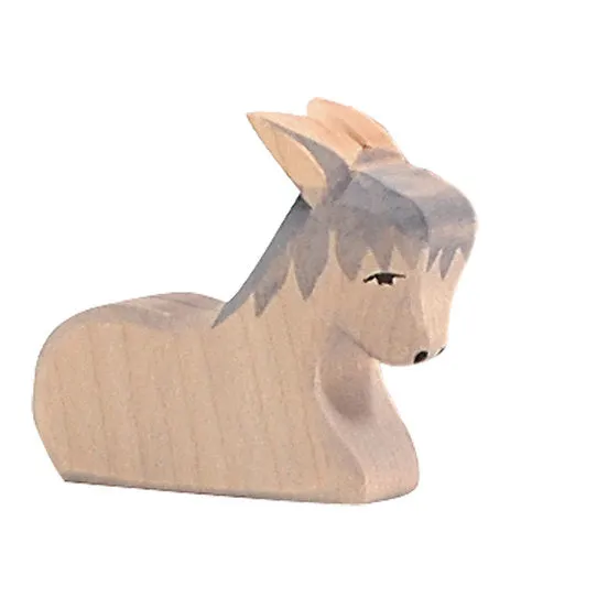 Wooden Sitting Donkey (40405) - Ostheimer